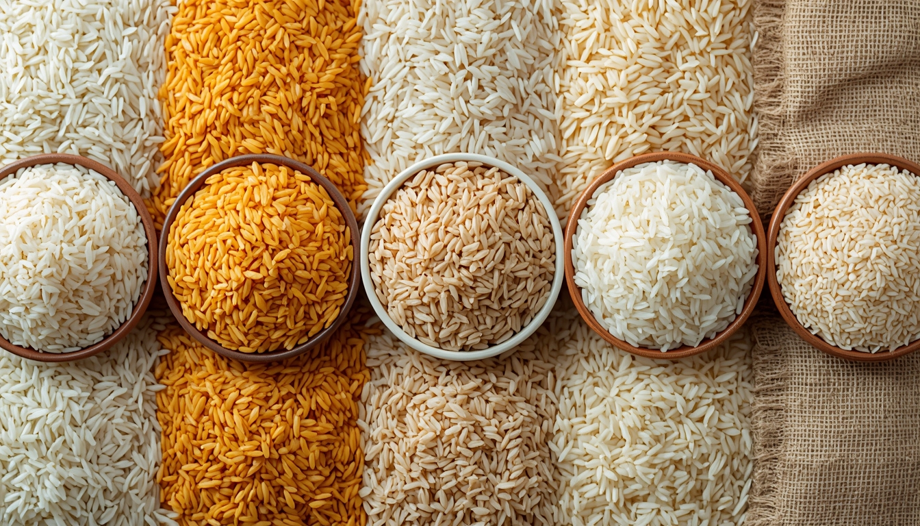 A textile factory with many spools of thread.